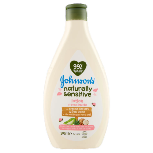 Johnson's Naturally Sensitive Lotion Aloe Vera 395ml