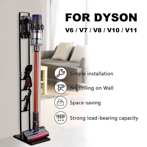 Freestanding Stick Vacuum Cleaner Stand Holder Rack For Dyson V6 V7 V8 V12 V15