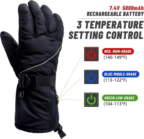 🔥Dumoyi 2022 Upgraded 5800 mAh Heated Gloves for Men and Women Outdoor Indoor🔥 - Picture 3 of 5