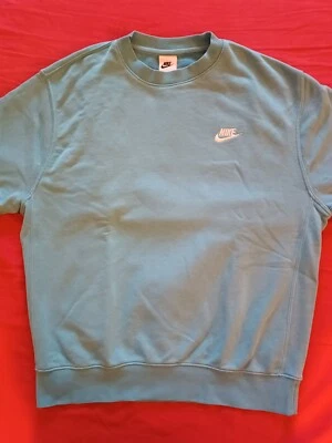 NIKE Sweatshirt Crewneck Baltic Blue Taille M - Photo 1/4