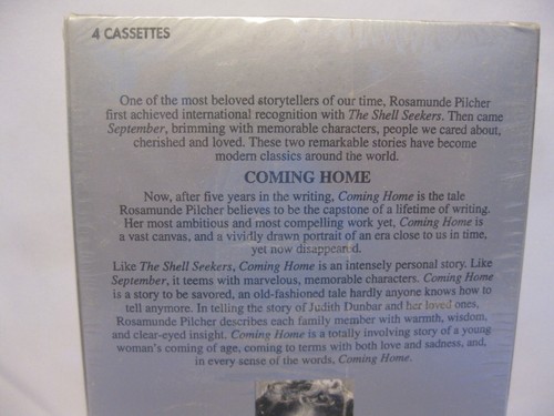 Coming Home by Rosamunde Pilcher 4 Cassette Audio Book Perform By Lynn Redgrave - Picture 5 of 5