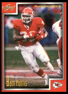 1999 Score #201 Bam Morris Kansas City Chiefs Football Card | eBay