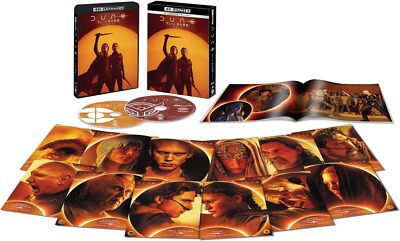 Dune Part Two 4K ULTRA HD & Blu-ray w/ Booklet & 12 Cards Limited Edition