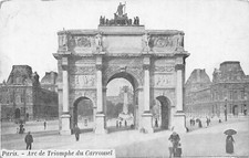 C031 France, Paris Arc de Triomphe du Carrousel  vintage postcard
