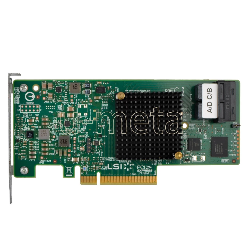 Genuine Dell LSI SAS 9300-8i 12Gb/s 8 Ports PCIe 3.0x8 RAID Controller 0JWGH5 - Image 2 of 3