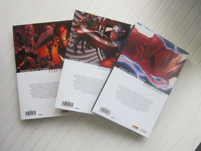 CIVIL WAR TOME 1 à 3. MARVEL DELUXE.§ réédition § TBE - Photo 3/3