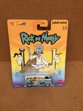 Hot Wheels Premium Volkswagen T1 Panel Bus Pop Culture Rick & Morty Adult Swim