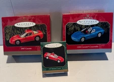 Corvette Hallmark Christmas Ornaments 1997 - 1998