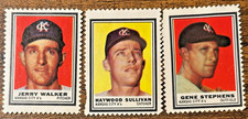 1962 Topps Baseball Stamp KANSAS CITY A'S Walker Sullivan Stephens LOT OF 3