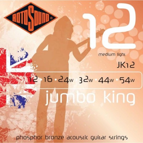 RotoSound JK12 Jumbo King 12-54 Phosphor Bronze Neu 2390₽