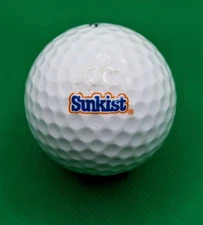 Vintage Sunkist logo golf ball