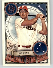 2019 Topps Allen & Ginter Baseball Star Signs Rhys Hoskins #40 PHI