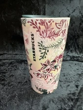 Starbucks Winter 2022 Pink Iridescent “Enchanted Forest” Ceramic Coffee Tumbler