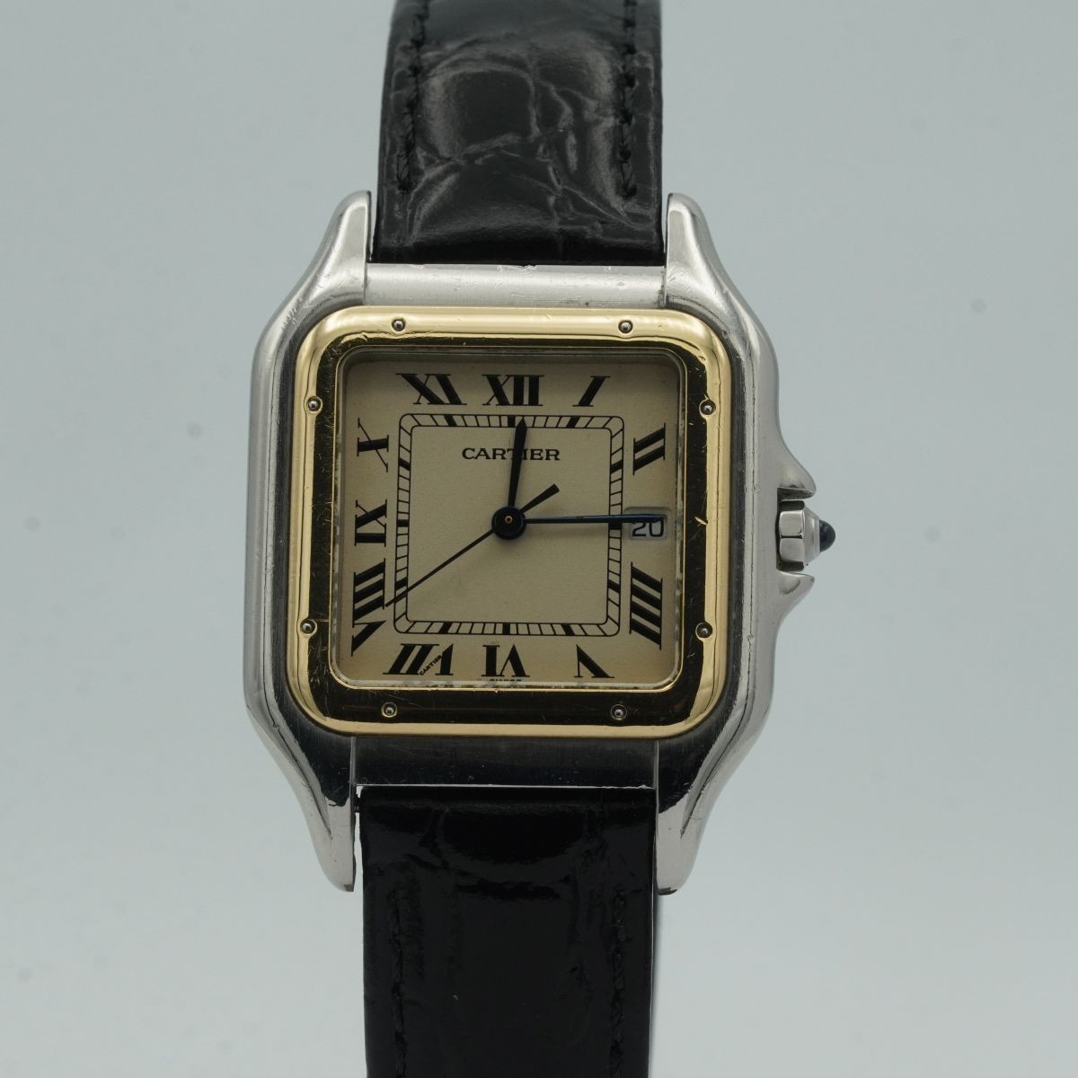 Cartier Panthère Jumbo 183957 Stainless Steel Gold Quartz 29mm Vintage Watch