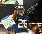 Saquon Barkley Signed Photo Beckett COA NFL Football Quarterback New York Giants