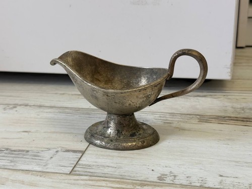 Saucer Germany WWII 1940s Alpaca Silver marked Big size Kitchenware