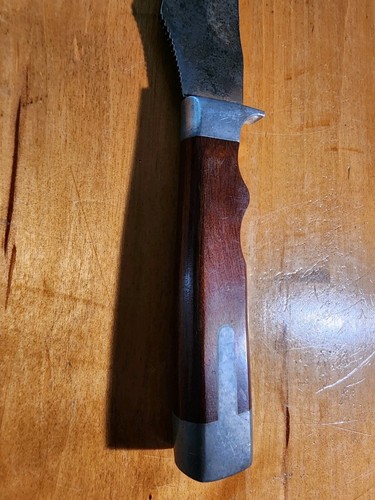 VTG Olsen OK H.C. MI USA Fixed Blade Rosewood Handle Hunting Skinning Knife #708 - Picture 10 of 24