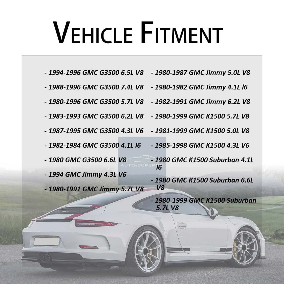 动力转向泵 适用于吉姆西 Safari 1987 - 2005 年 GMC Savana 1500 1997 - 1998 — 第 2/4 张图片