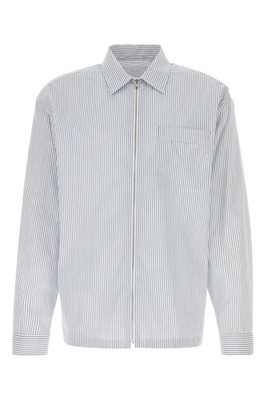 PRADA Embroidered Poplin Shirt New And Authentic