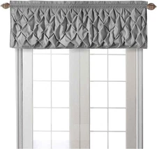 VCNY Home - Valance, Pintuck Curtain with Rod Pocket Top, Modern Home Décor