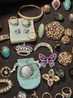 9 Pounds Beautiful Vintage To Now Costume Jewelry Many Are Signed #17