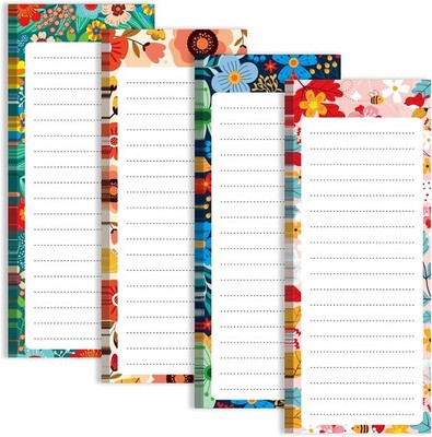 Magnet Notepads for Refrigerator, Magnetic To Do List Notepad for Grocery List