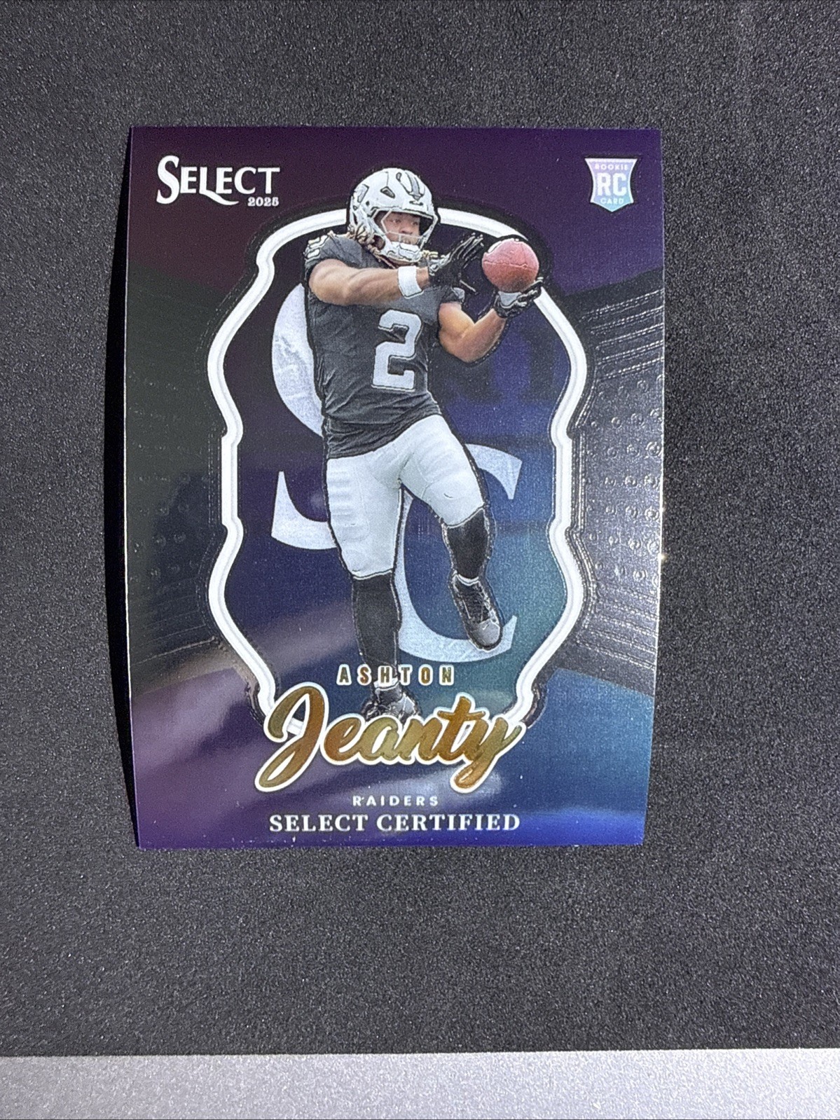 2025 Panini Select Ashton Jeanty #4 Rookie Select Certified Insert RC
