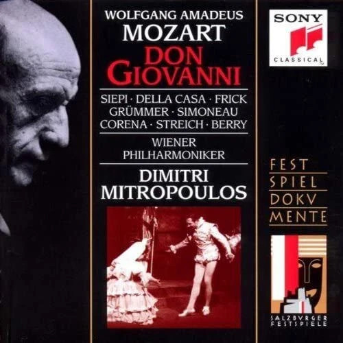 Mozart Don Giovanni Dimitri Mitropoulos Live Salzburg Festival 1956 Sony 3 CD