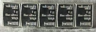 Valcambi Suisse 5g Silver CombiBar 5x1g .999 Fine Fractional Bars