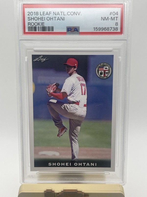 2018 Leaf National Convention Shohei Ohtani #04 (RC) PSA 8