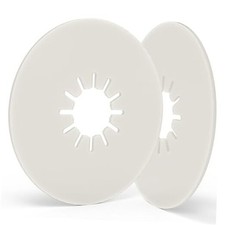 2-Pack 10" Fifth Wheel Hitch Lube Plates - 3/16" Thick Black RV Camper Trailer