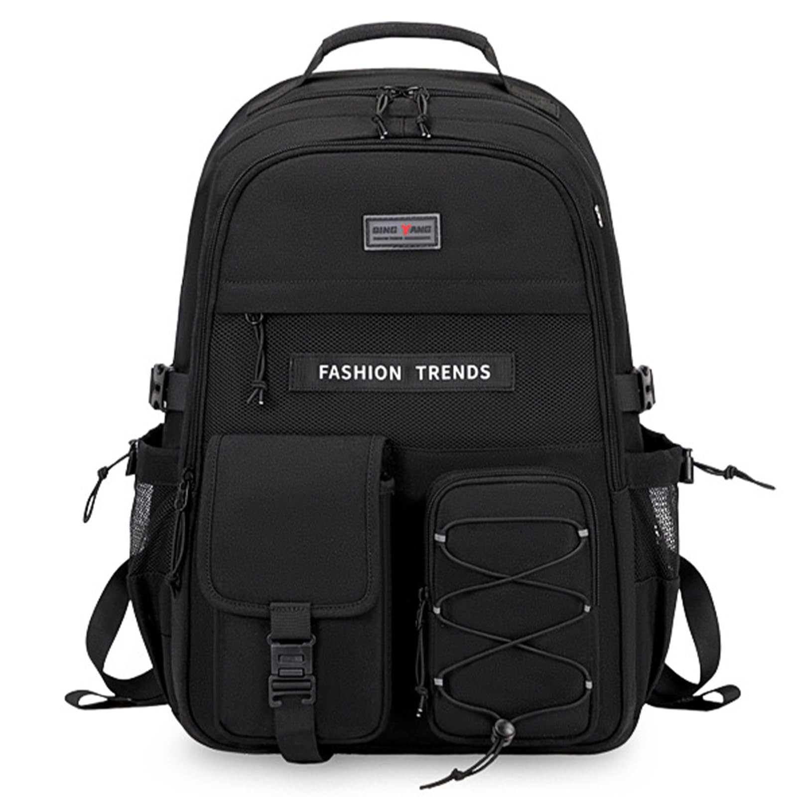 15.6 Inch Water-Resistant Multi-Pocket Laptop Backpack with Book Compartment