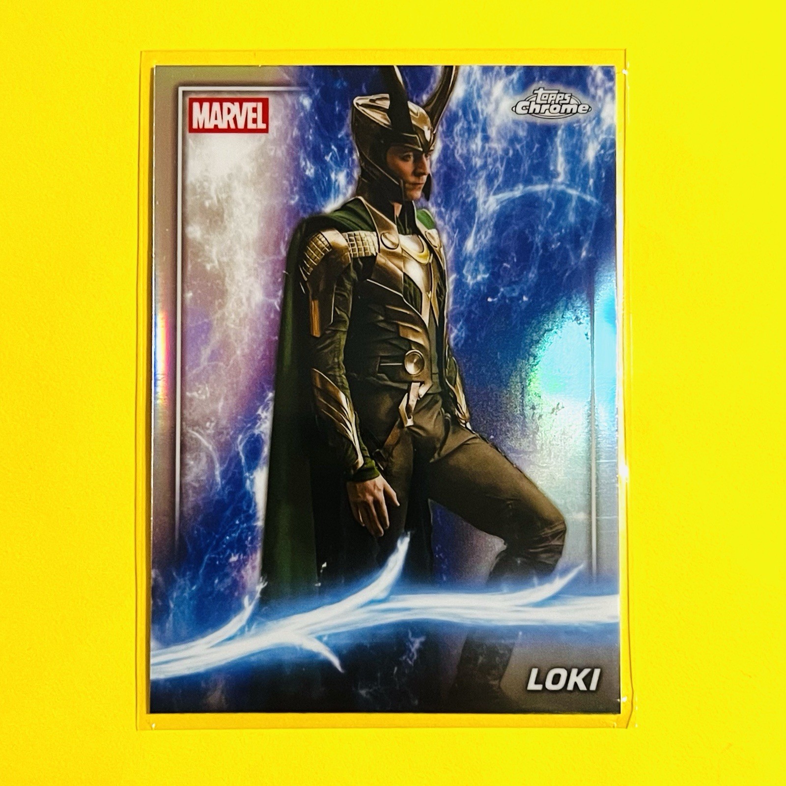 2025 Topps Chrome Marvel Studios Loki #19 Refractor Phase One