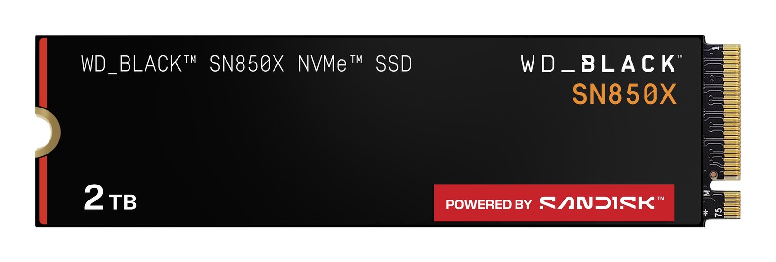 Western Digital Black WD_BLACK™ SN850X NVMe™ SSD POWERED BY SANDISK 2 TB