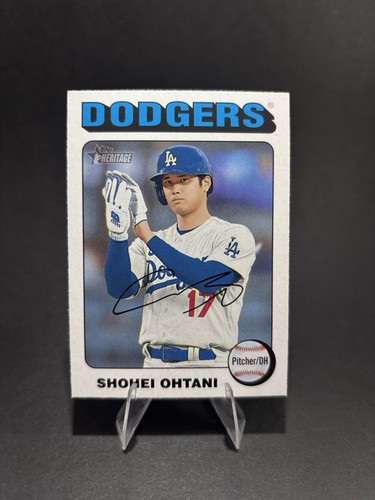 2024 Topps Heritage - Shohei Ohtani #371 White Border