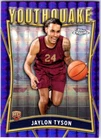 2024 Topps Chrome Basketball Purple Geometric Refractor Jaylon Tyson #YQ-13