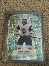 2024-25 UD Ice Base Emerald Green Parallel Rookie RC #106 Lukas Cormier