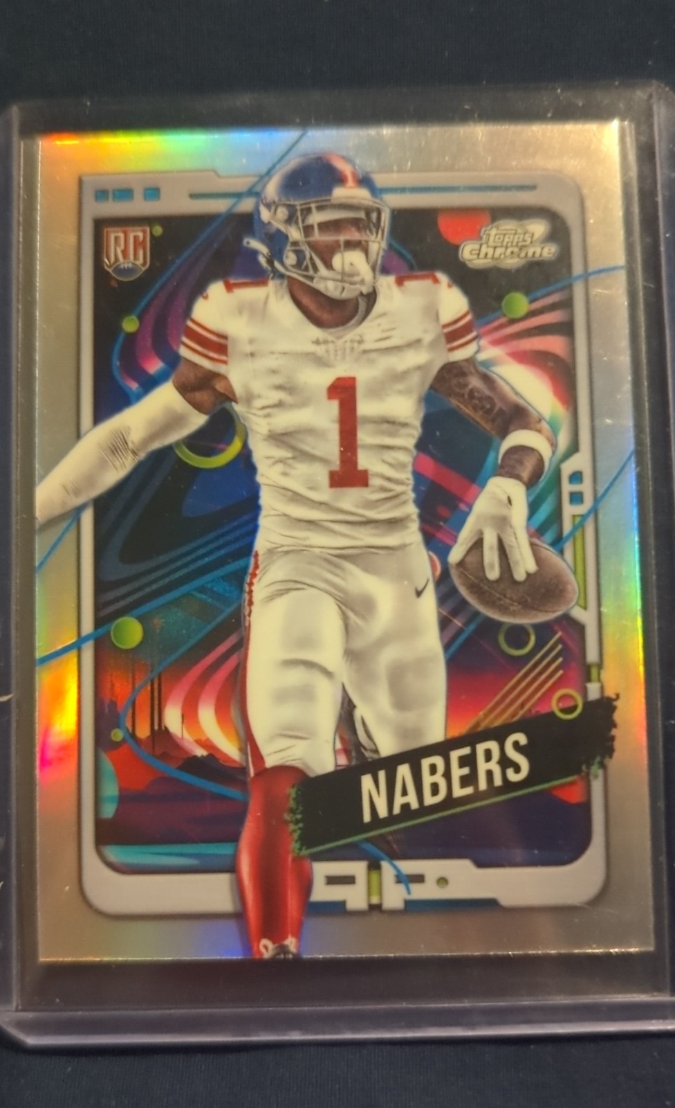 2024 Topps Cosmic Chrome - Rookies Malik Nabers #167 Refractor (RC)