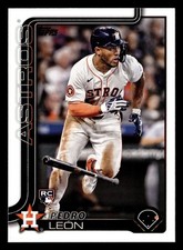 Pedro Leon 2025 Topps #30 Houston Astros ROOKIE *098