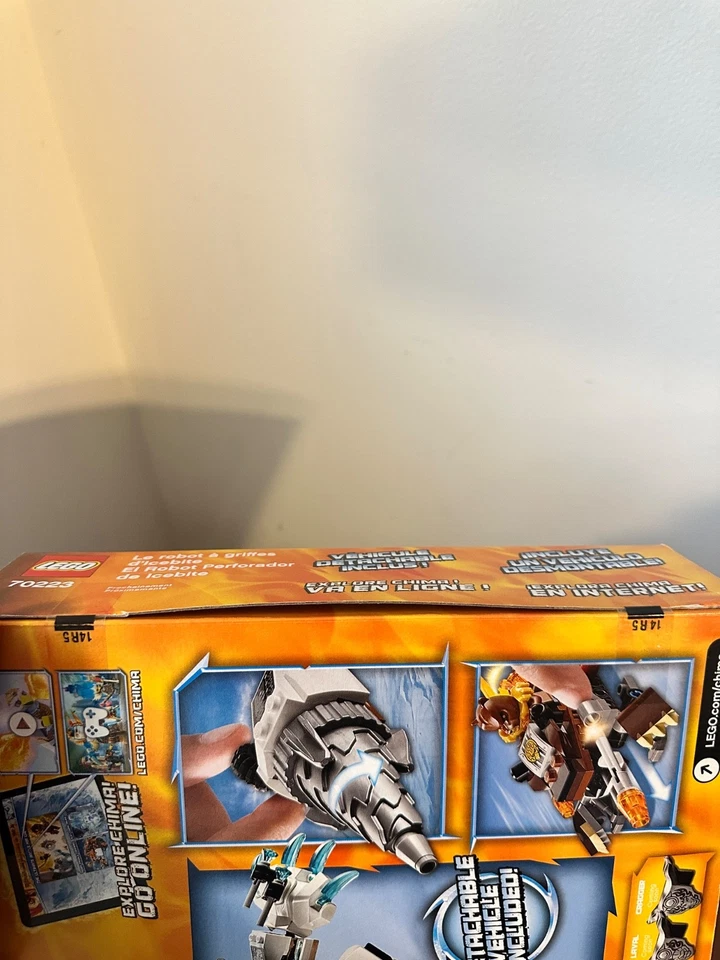 Lego Legends of Chima Icebite's Claw Driller 70223 New Retired Sealed Set Box - Image 4 of 4