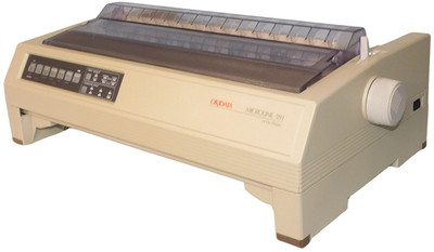  ️ Okidata 591 Commercial 24-Pin Dot Matrix Printer w/ Manual (Access) & Power