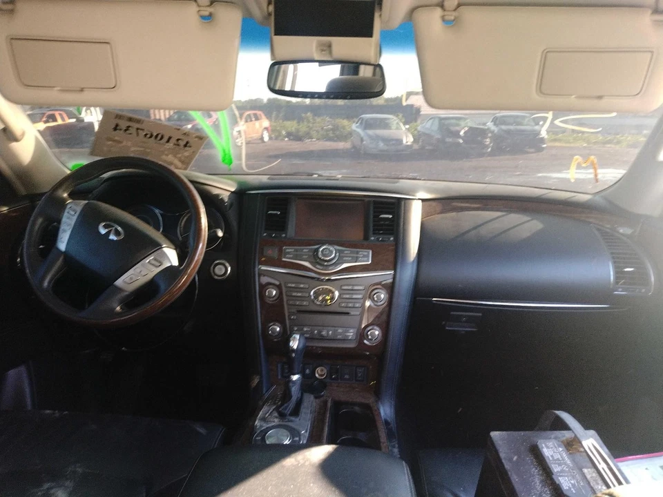 2016 INFINITI QX80 Right Door Mirror Assembly Black Used OEM 358733 124K Miles Foto 3 de 4