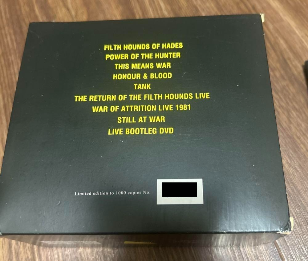 TANK 8CD+1DVD Box Set NWOBHM Tank