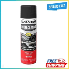 Rust-Oleum 248657 Rubberized Undercoating Spray, 15 oz, Black