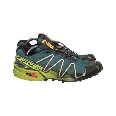 Salomon, Laufschuhe, Größe: 44, SPEEDCROSS 3, Blau/Grün, Herren #Tz3
