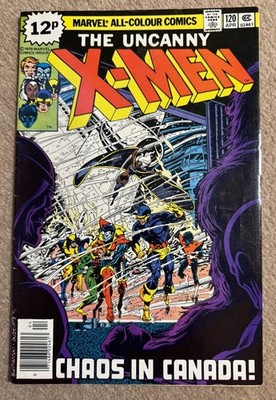 Uncanny X-Men Vol 1 No 120 Apr 1979 (FN) John Byrne, 1st app Alpha Flight