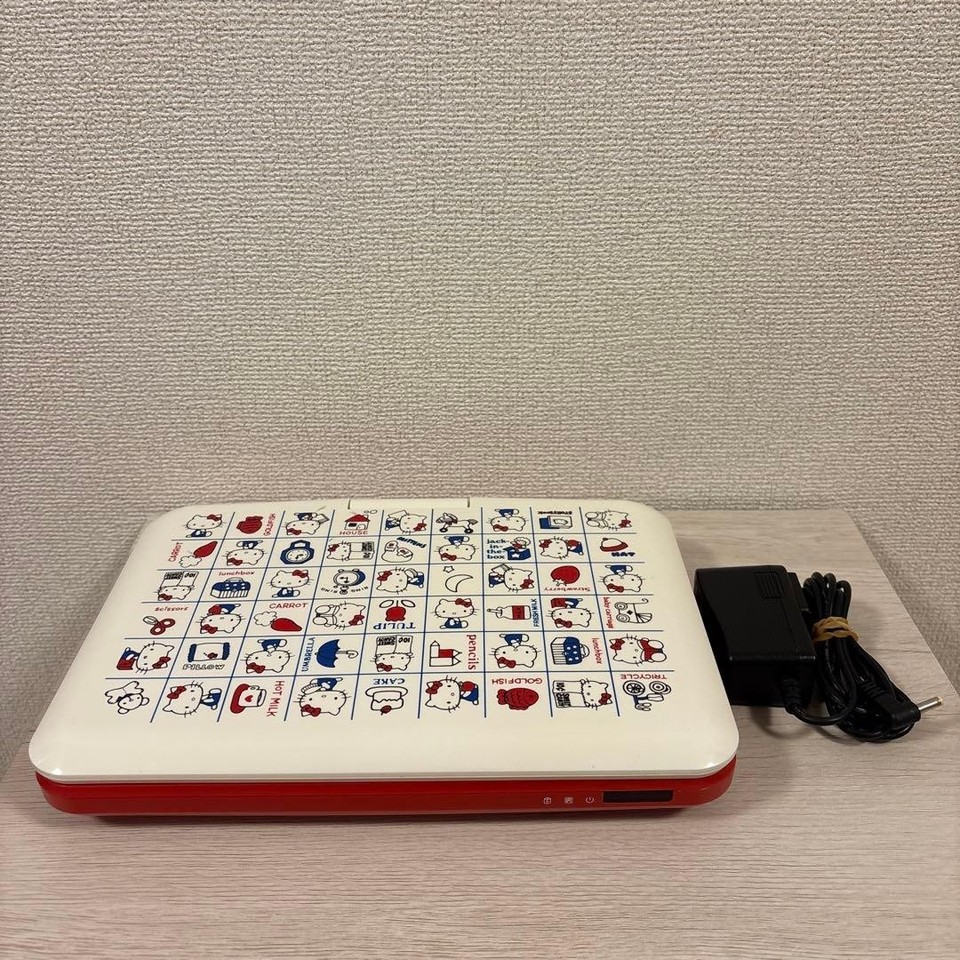 Hello Kitty Portable DVD Player 10″ Red ADP-1000HKTR Working Vintage ...