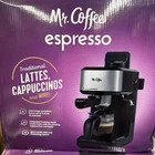 Mr Coffee 4 Shot Steam Espresso Maker Latte Cappuccino Maker New
