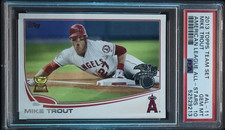 Mike Trout Lot, PSA 10 and raw