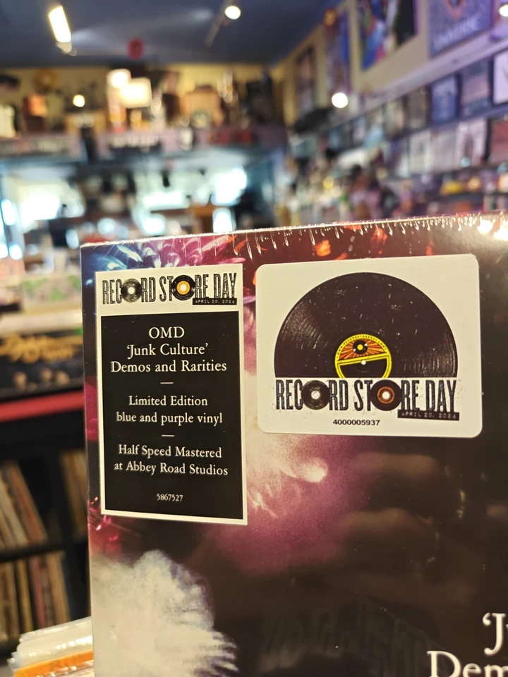 OMD Junk Culture: Demos & Rarities 2024 Record Store Day New Colored Vinyl - Image 2 of 4